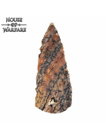 Ponta de flecha histórica em pedra de...