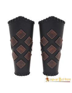 Fantásticas pulseiras de couro LARP e Cosplay