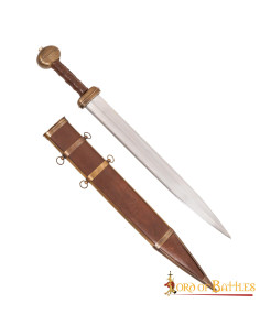Bainha de couro tipo espada romana gladius