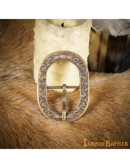 Pacote de 3 fivelas de latão antigo...