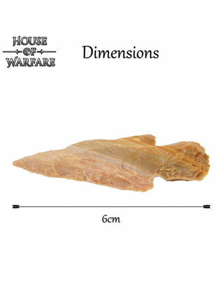 Ponta de flecha pequena em pedra de...