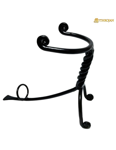 Suporte de ferro para trompa medieval...