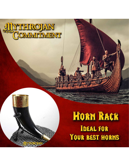 Suporte de ferro para trompa medieval...