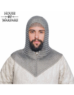 Carrasco de cota de malha em aço inoxidável. (8mm)