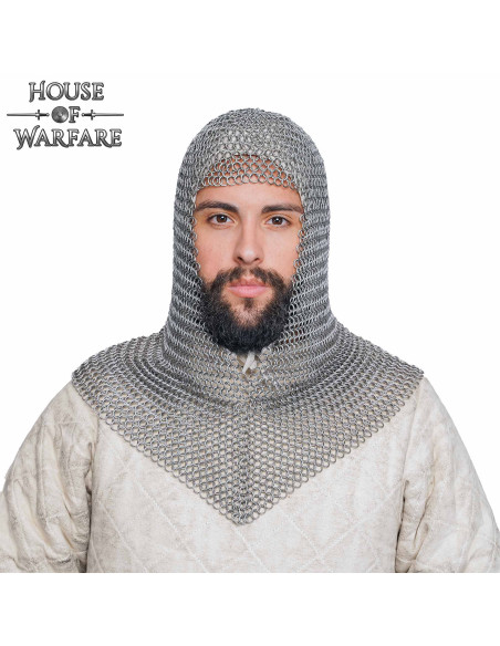 Carrasco de cota de malha em aço...