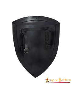 Escudo preto liso para pintar (60,9 cm.) 2