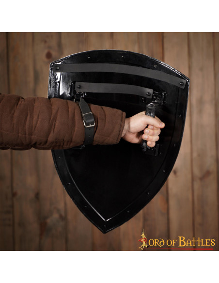 Escudo preto liso para pintar (60,9 cm.)