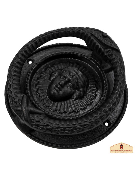 Aldrava medieval circular estilo...