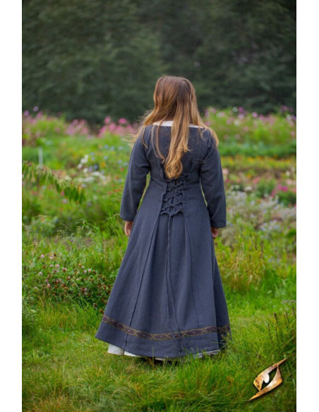 Vestido escandinavo da Era Viking,...