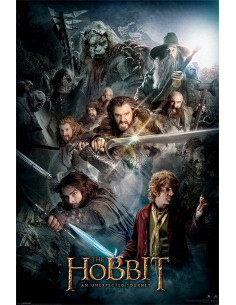 Cartaz O Hobbit, Uma Jornada Inesperada, 61x91 cm.