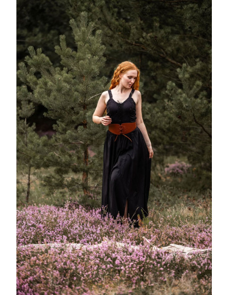 Jasmin elegante vestido medieval, cor...