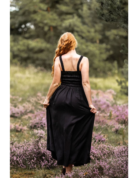 Jasmin elegante vestido medieval, cor...