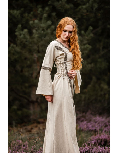 Mulher de vestido medieval Angie,...