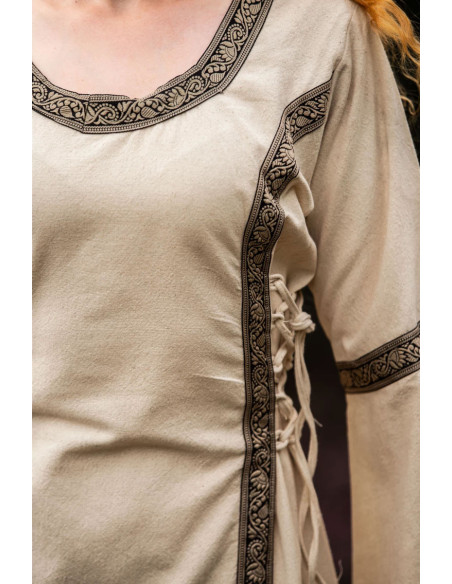 Mulher de vestido medieval Angie,...