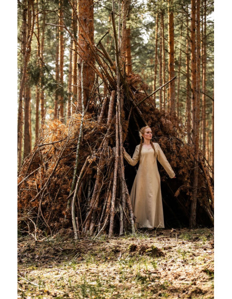 Vestido de mulher viking modelo Lina,...