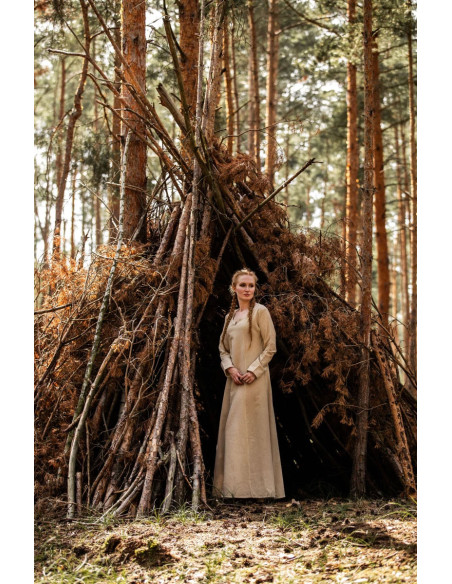 Vestido de mulher viking modelo Lina,...