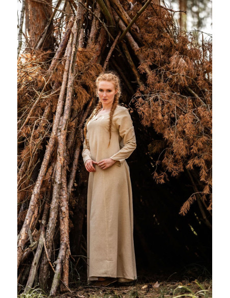 Vestido de mulher viking modelo Lina,...