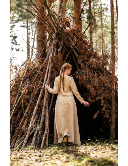 Vestido de mulher viking modelo Lina,...