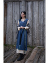 Vestido medieval modelo Gerda, cor azul