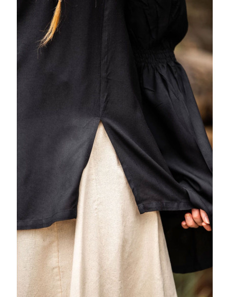 Blusa clássica medieval modelo Emma,...