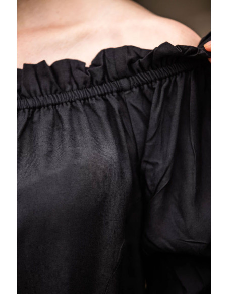 Blusa clássica medieval modelo Emma,...