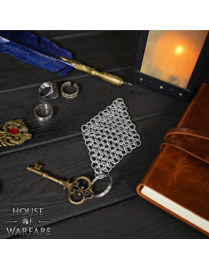 Chaveiro de cota de malha de aço (8 mm.) 2