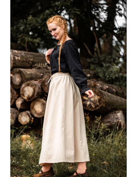 blusa medieval manga longa