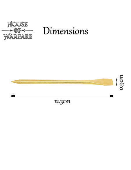 Caneta de latão para pastilhas de...