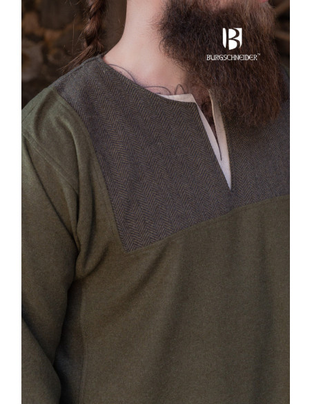 Túnica Rus Simón, cor verde oliva