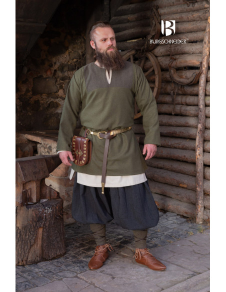 Túnica Rus Simón, cor verde oliva