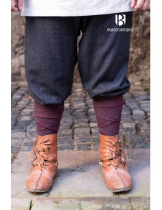Calça Viking modelo Rus Ivar, Preto-Cinza