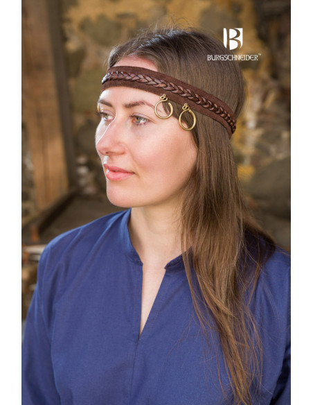 Vestido longo medieval modelo Rus...