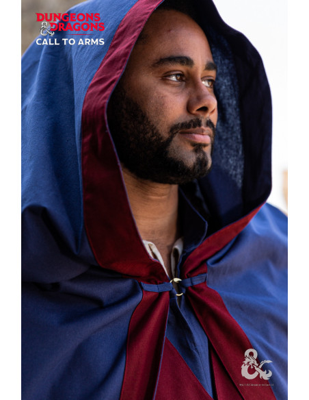 Capa de Feiticeiro Medieval, Azul...