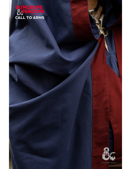 Capa de Feiticeiro Medieval, Azul...