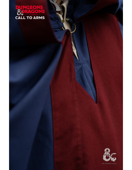 Capa de Feiticeiro Medieval, Azul...