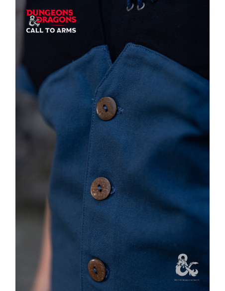 Colete medieval com capuz Rogue,...