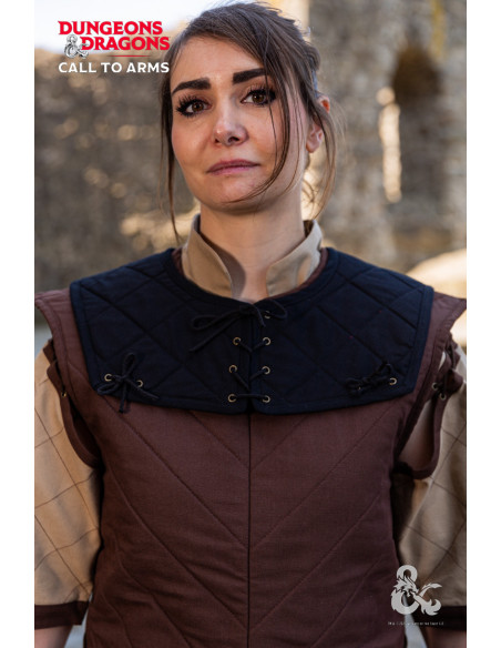 Gorge de guerreiro medieval, preto