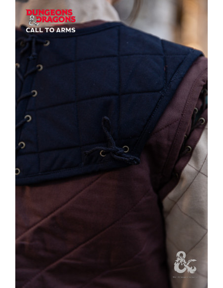 Gorge de guerreiro medieval, preto