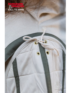 Ombreiras medievais de clérigo, branco natural 2