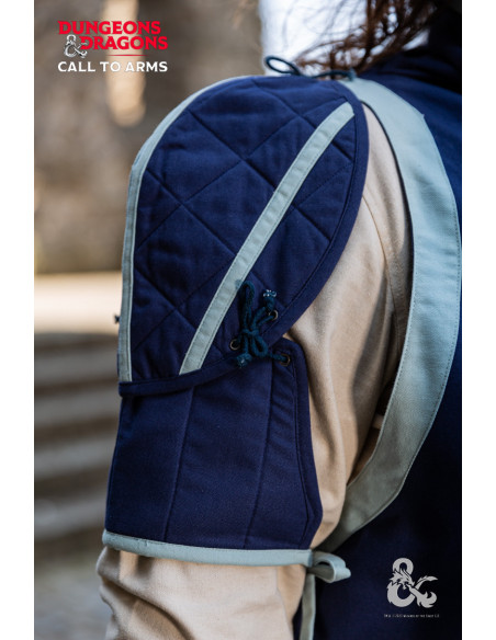 Ombreiras de clérigo medieval, azuis