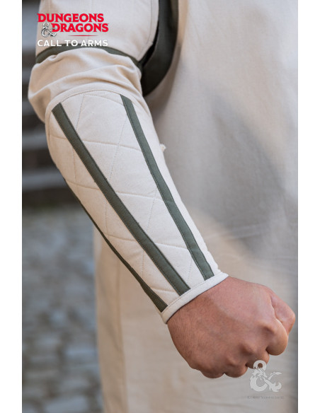 Pulseiras de clérigo medieval, branco...