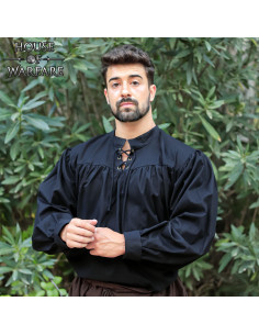 Camisa pirata Gibbs, preta