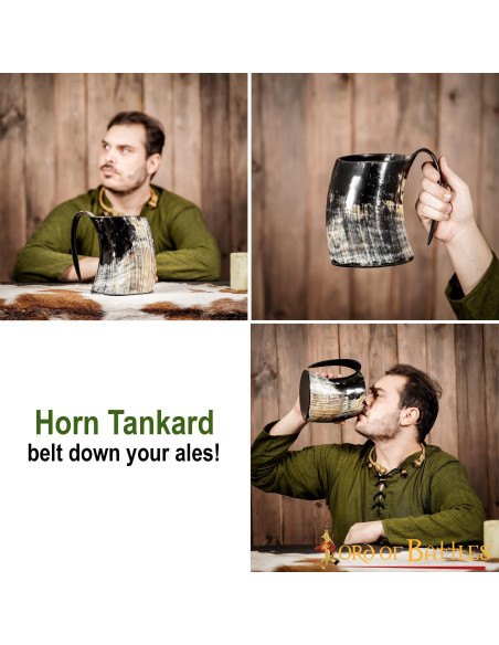 Caneca de cerveja Viking (600, 800,...