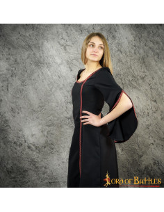 Vestido longo medieval modelo Crsti 2