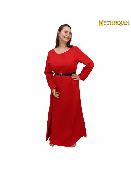 Vestido longo medieval séculos X-XV,...