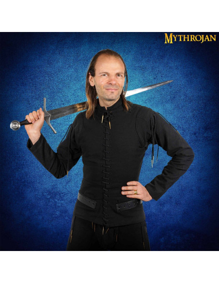 Jaqueta masculina medieval com...