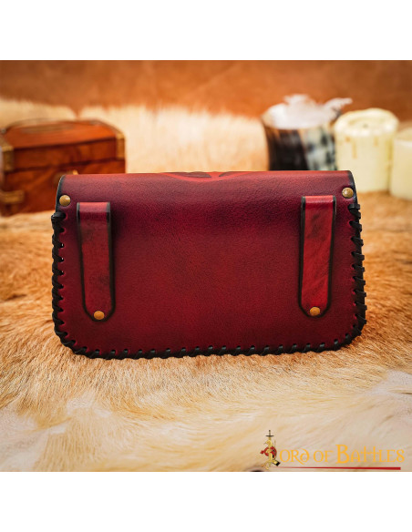 Bolsa de cintura Viking em couro...