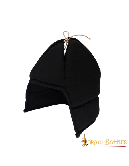 Forro acolchoado preto para bacia...