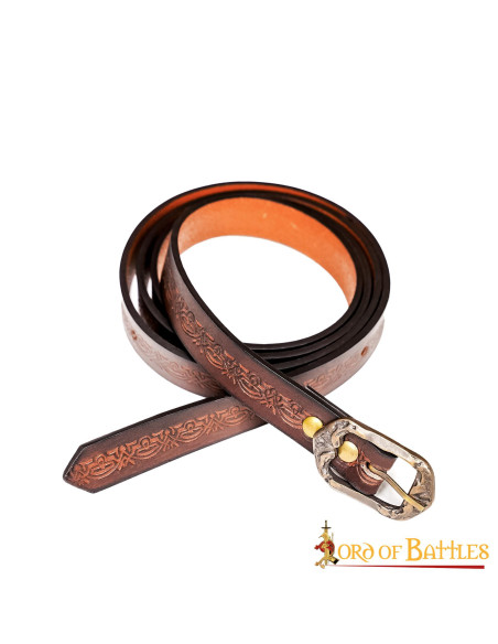 Cinto medieval feito à mão com...