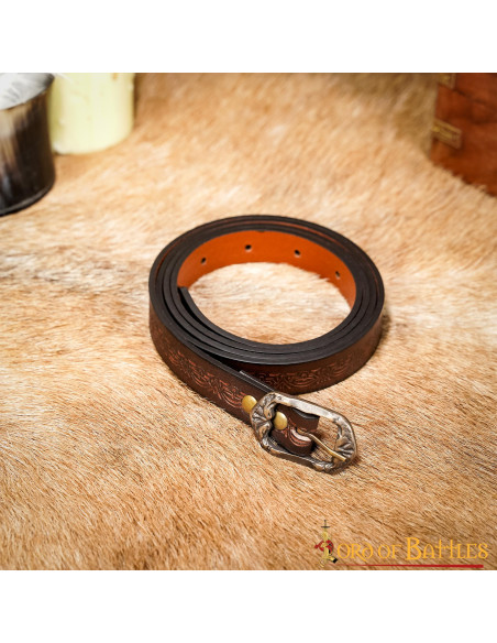 Cinto medieval feito à mão com...